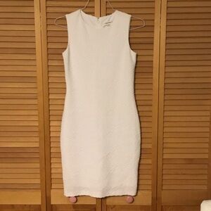Calvin Klein Sleeveless White Midi Dress
